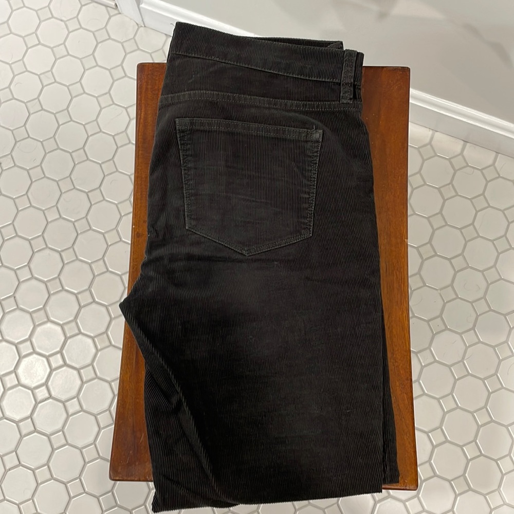 J.Crew skinny black cords size 28